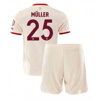 Bayern Munich Thomas Muller #25 Tredjedraktsett Barn 2024-25 Kortermet (+ Korte bukser)